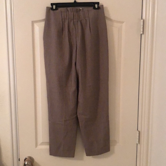 Ankle Plaid Pants - Picture 2 of 5